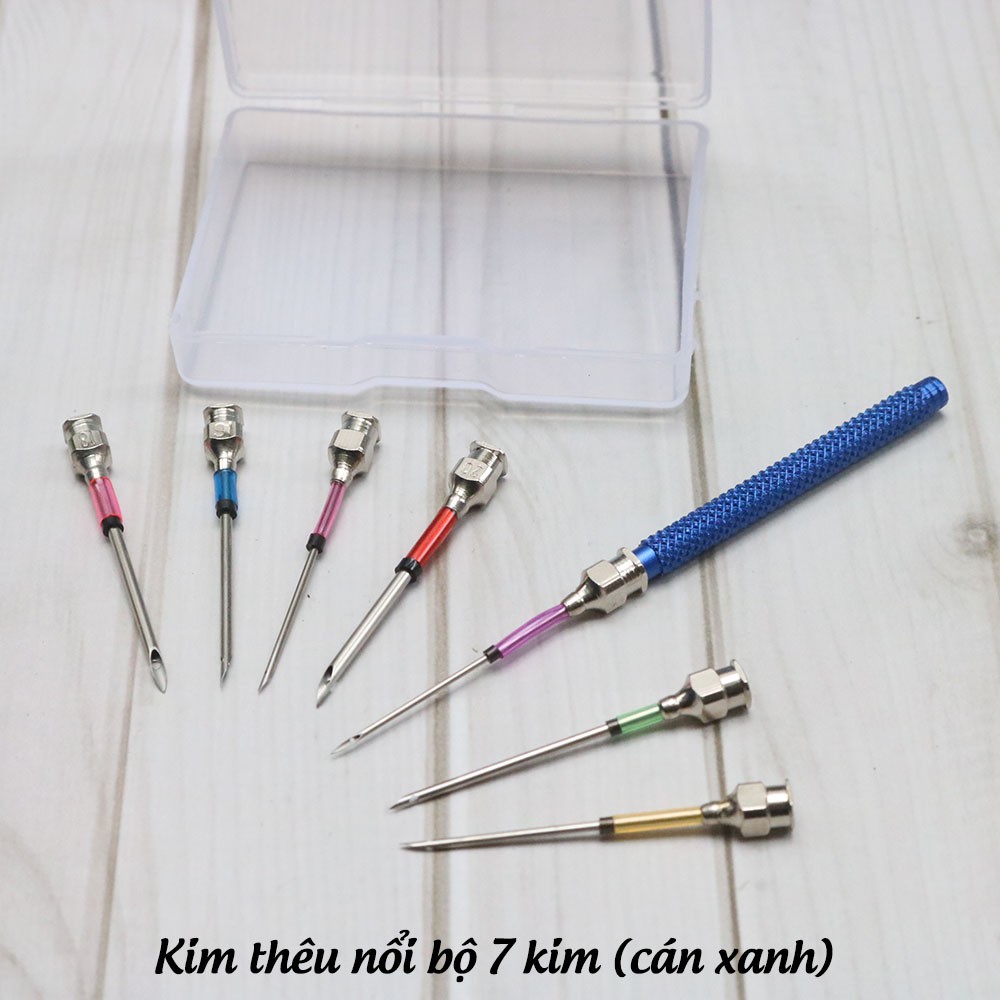 Kim thêu nổi cán kim loại