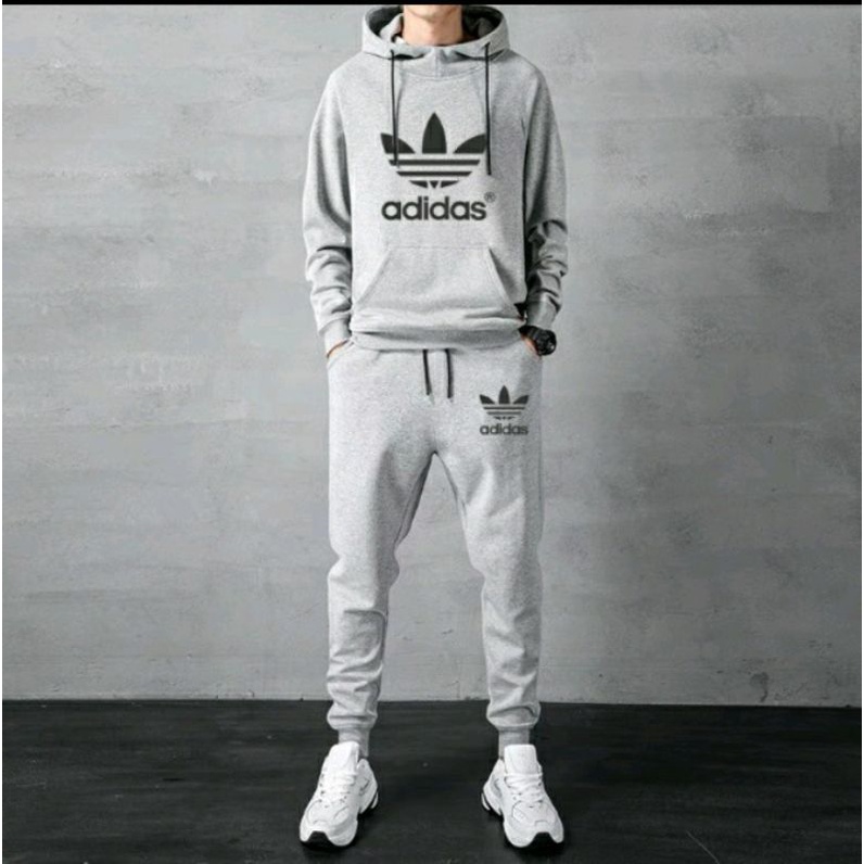 Sét Bộ Nỉ Thể Thao Nam Nữ Thu Đông Cao Cấp Chất Nỉ Dày Mịn In ADD