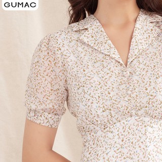 Đầm hoa cổ danton DA1006 GUMAC