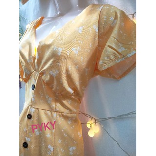 🌺DTB195101246 ĐẦM MAXI HOA ĐÍNH NÚT🌺