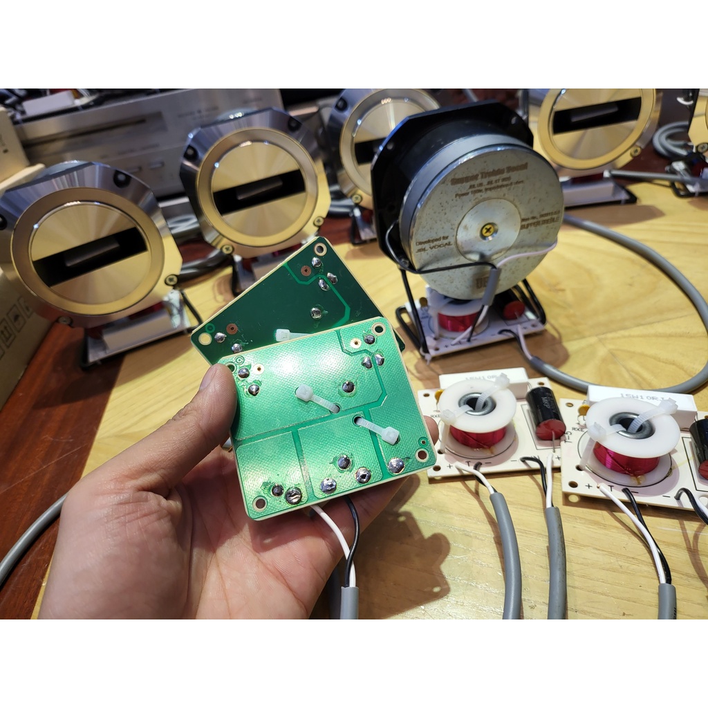 Mạch phân tần loa trép T3 và T5, Hàn sẵn dây, Giá 1 Đôi