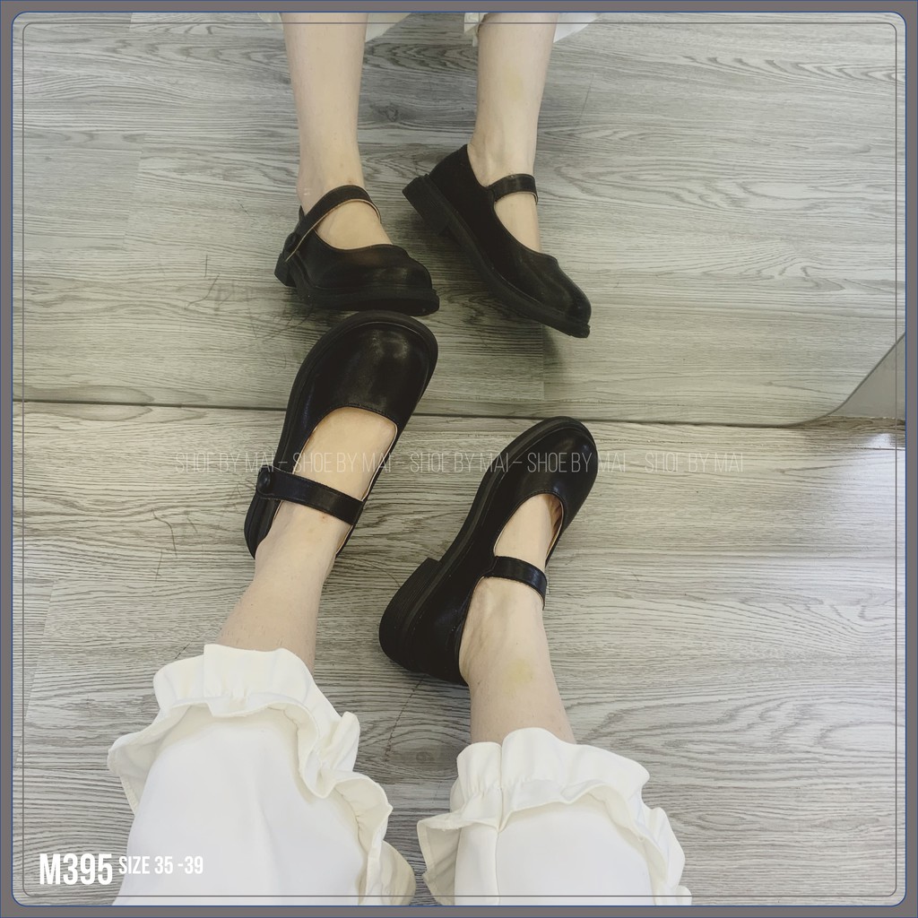 Giày búp bê nữ mũi tròn M395 SHOEBYMAI