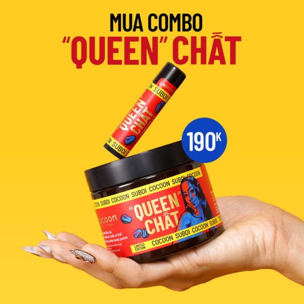 Combo Tẩy Tế Bào Chết Cocoon &quot;Queen Chất&quot;