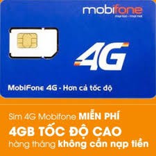 SIM 4G Mobifone MDT250A Tặng 4g 1 tháng - Dùng 12 Miễn Phí Không Phải Nạp Tiền