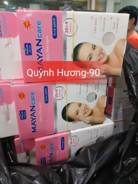 Miếng dán mụn MAYAN Care - Hộp 20 miếng