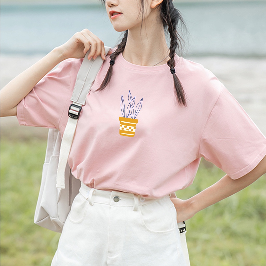 Áo Thun Nữ Chậu Hoa KENA KAT-133