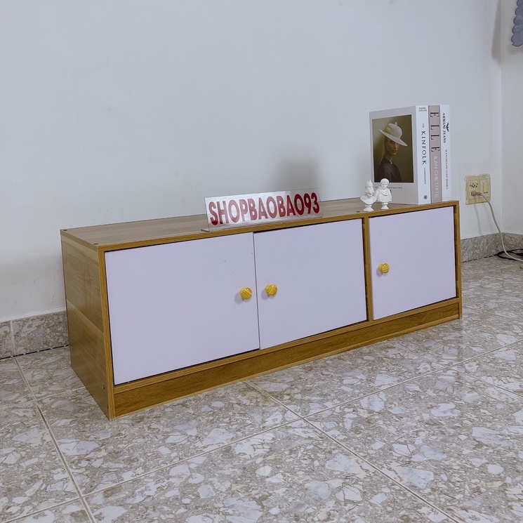 Tủ Gỗ Đựng Đồ Đa Năng Tủ Trang Trí Để Sàn Phong Cách Hiện Đại - K01