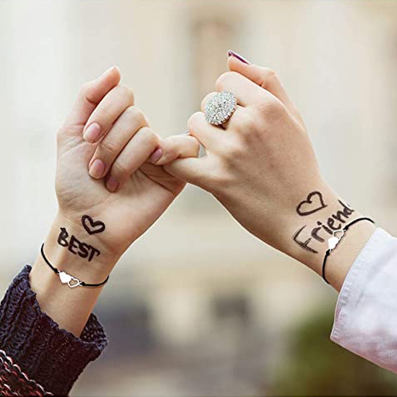 Set 2 Vòng Tay Tình Bạn Dễ Phối Đồ Thời Trang Cho Cặp Đôi