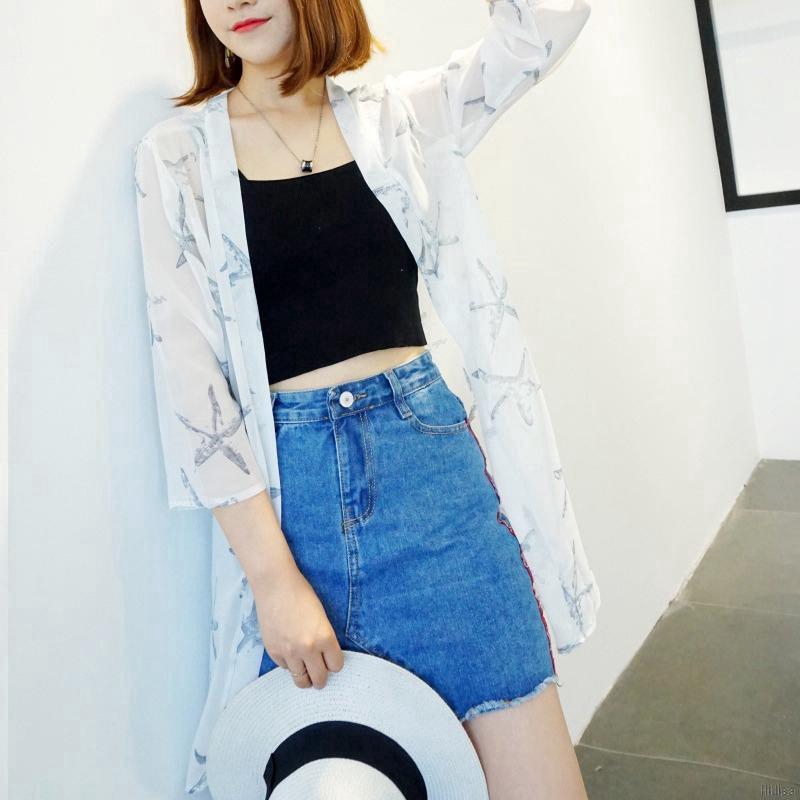 Áo khoác cardigan cổ chữ V hoạ tiết in có size lớn cho nữ