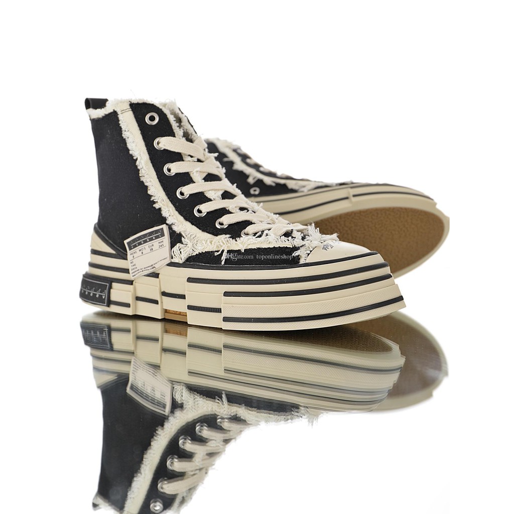 Giày thể thao xVESSEL Cổ Cao sneaker nam nữ bản đế gỗ cao cấp full box