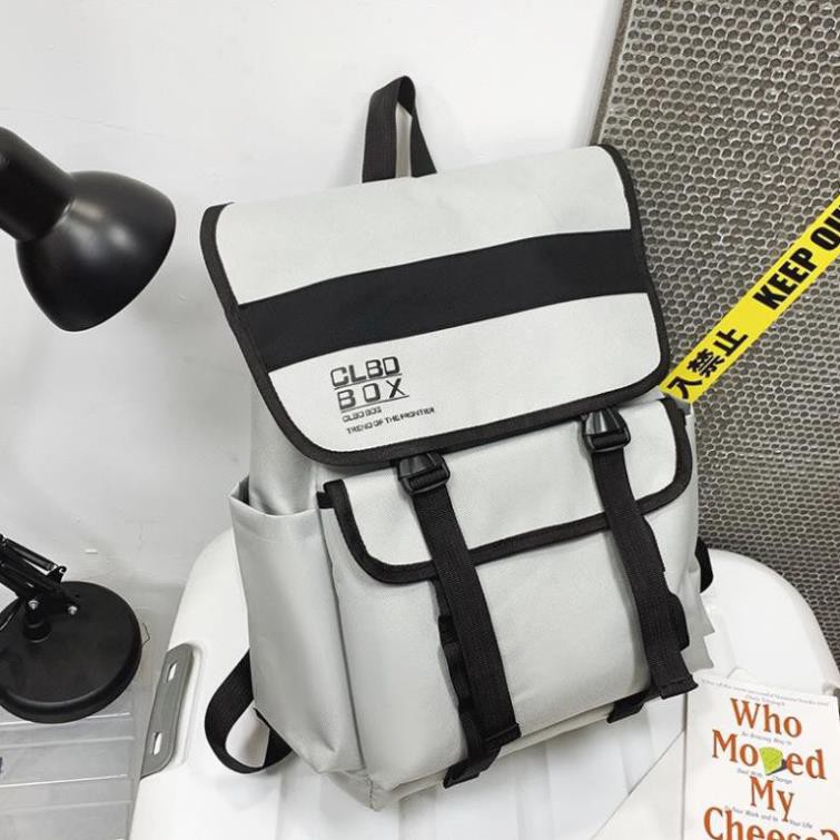 L65 Balo thời trang unisex phong cách Hàn Quốc, đựng lap 15.6 inch, tặng kèm 3 stickers