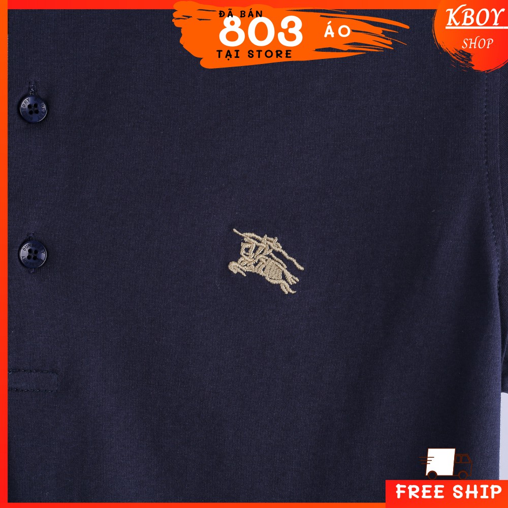 Áo Thun Polo Nam Kboy Shop Cổ Bẻ Chất Liệu 100% Cotton Co Giãn Phối Họa Tiết Đẹp Mắt - 8818