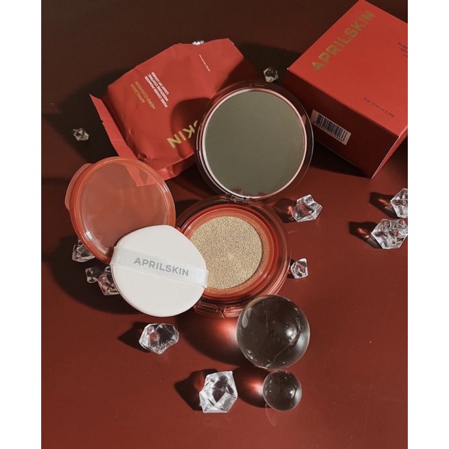 [Tặng Kèm Lõi] Phấn Nước Che Phủ Hoàn Hảo, Ẩm Mịn APRILSKIN Hero Cushion SPF 50+/PA ++++ 12g