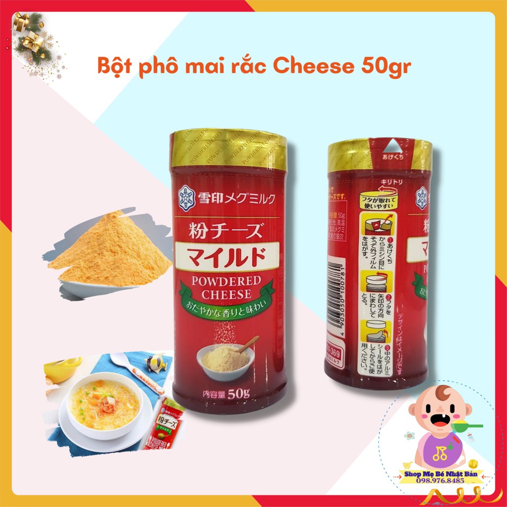 Phô Mai Rắc Meg | Phô Mai Rắc Cháo Nhật Bản Cho Bé 6m+