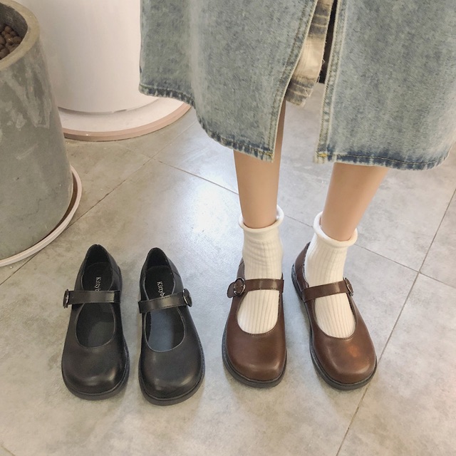 Giày da búp bê lolita ulzzang | Hàng order chất lượng cao