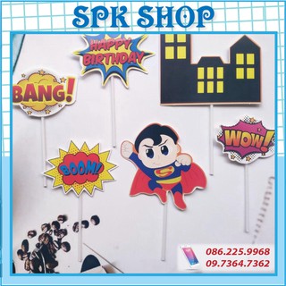 [FREESHIP❤️] Một Lớp - Set Cắm Giấy Super Men