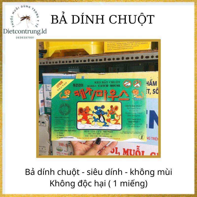 [ Bẫy dính chuột - Siêu bám dính - Có mồi như - không mùi, không độc hại ]