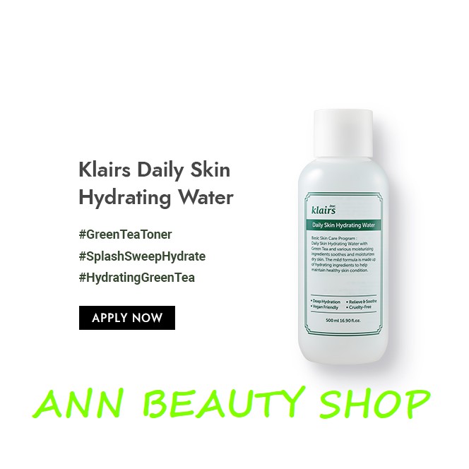 Nước cân bằng Klairs Daily Skin Water Bigsize 500ml | BigBuy360 - bigbuy360.vn