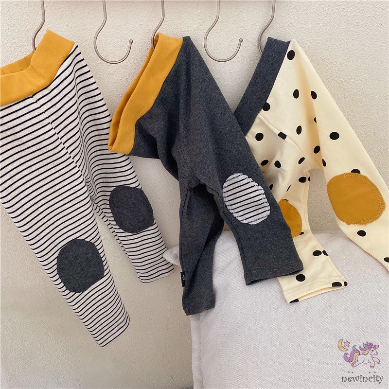 Quần legging dày giữ ấm thời trang Hàn Quốc mùa đông cá tính cho trẻ em