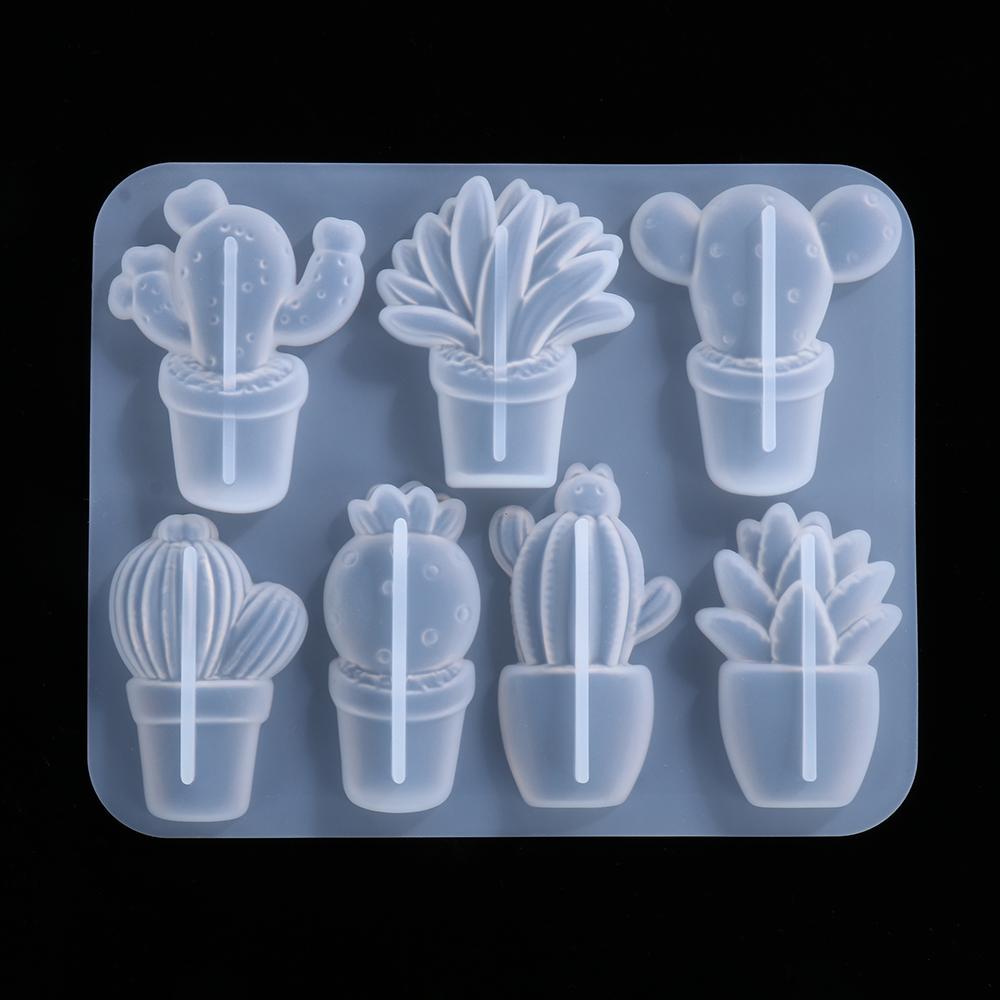 Khuôn Silicone Hình Cây Xương Rồng Dùng Làm Trang Sức DIY
