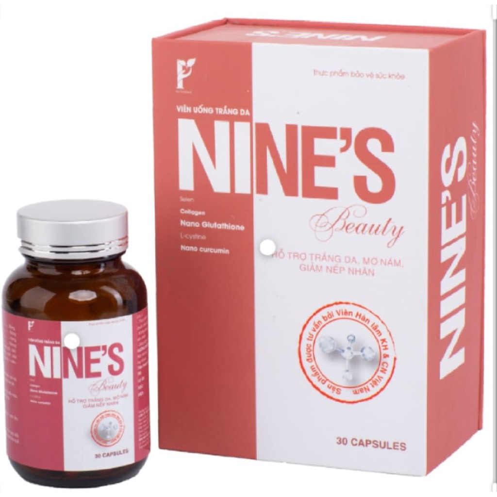 Viên Uống Nines Beauty TRẮNG DA, MỜ THÂM NÁM, GIẢM NẾP NHĂN | Thế Giới Skin Care