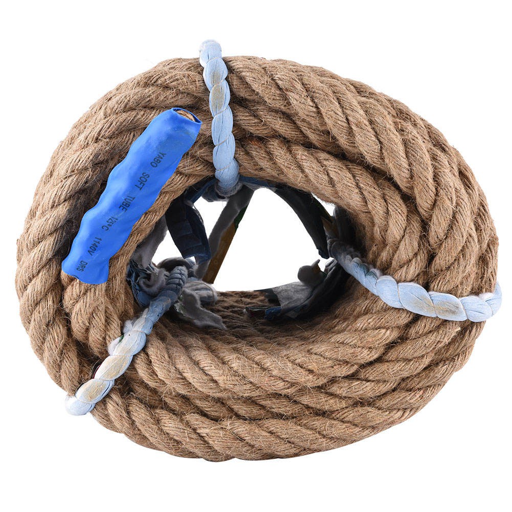 Outdoor Rope Jute Twine Jute Rope Durable Sport Climbing Tug-Of-War Bundling String