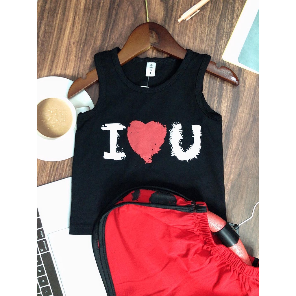 [XẢ HÀNG] Bộ Quần Áo Bé Trai - Quần Jean Co Giãn Hoạ Tiết Gấu Cute - Hàng Quảng Châu Cao Cấp