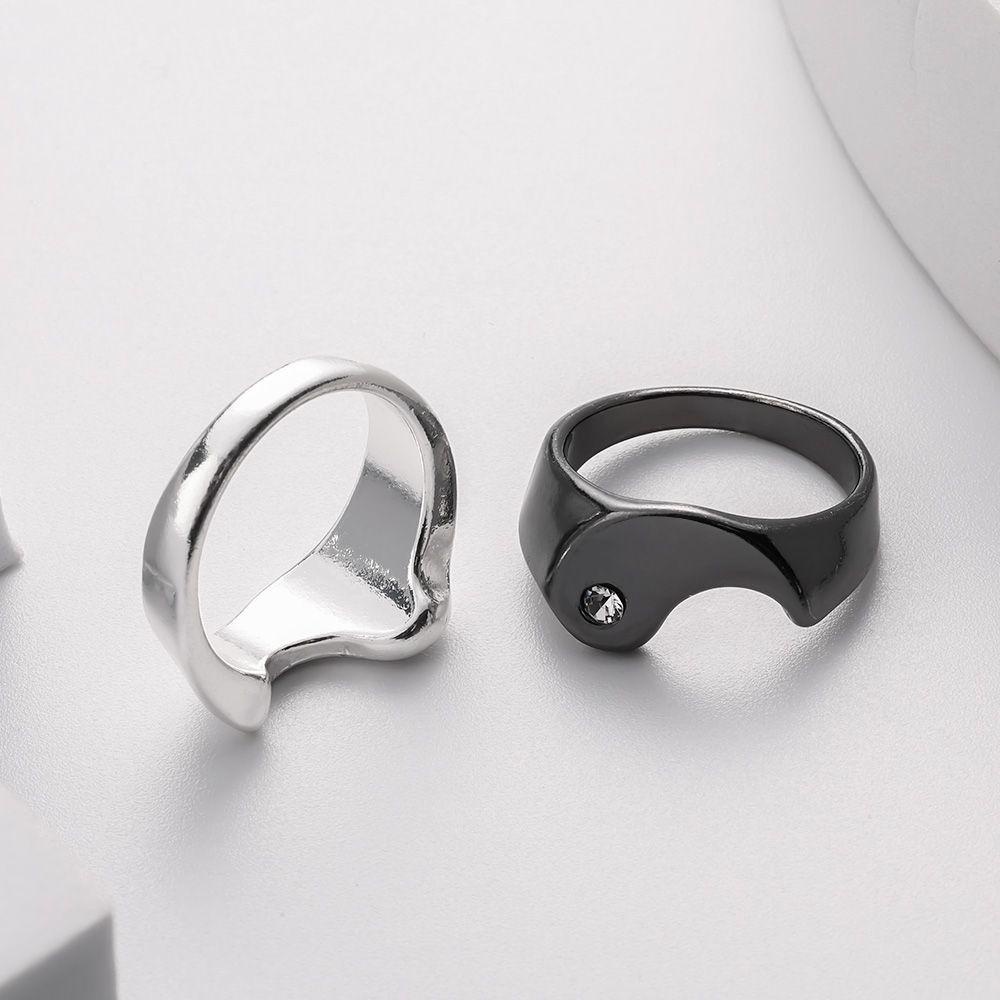 Cặp Nhẫn Đeo Tay Âm Dương Gossip Thái Cực Quyền Quà Tặng Kỷ Niệm Cho Cặp Đôi