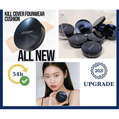 PHẤN NƯỚC CHE KHUYẾT ĐIỂM CLIO KILL COVER FOUNWEAR CUSHION ALL NEW 2021 SPF50+ PA+++ (15gx2) | BigBuy360 - bigbuy360.vn