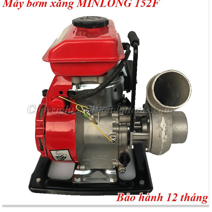 🛴FREESHIP 🛴 Máy bơm nước chạy xăng MINLONG 152F-Động cơ 4 thì tiết kiệm nhiên liệu