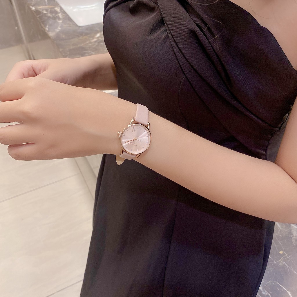 Đồng hồ nữ Julius JA-1307 dây da | Julius Official