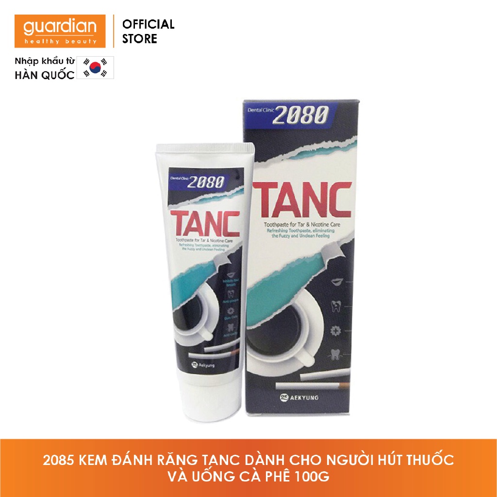 Kem đánh răng cho người hút thuốc và uống coffee 2080 Tanc Hàn Quốc 100g