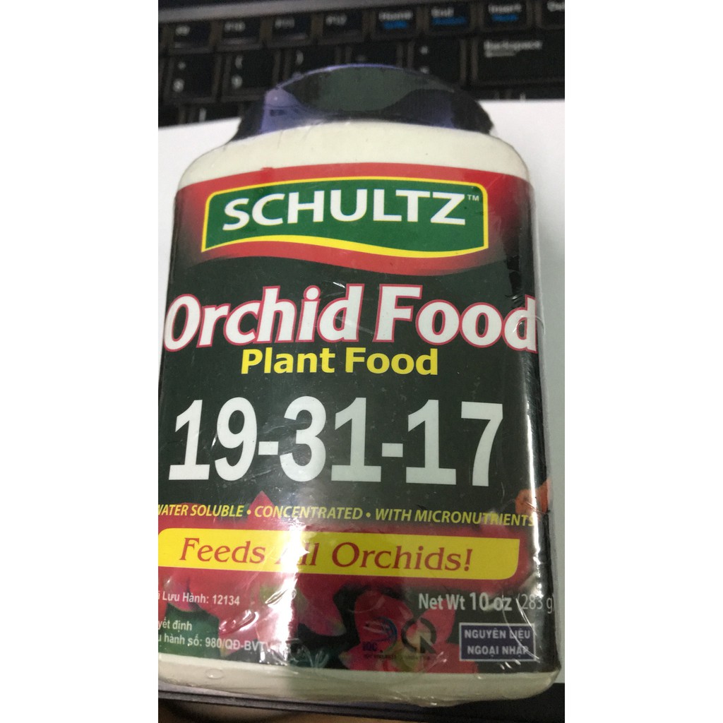 Phân bón NPK orchid Food 19-31-17 lọ 283gr