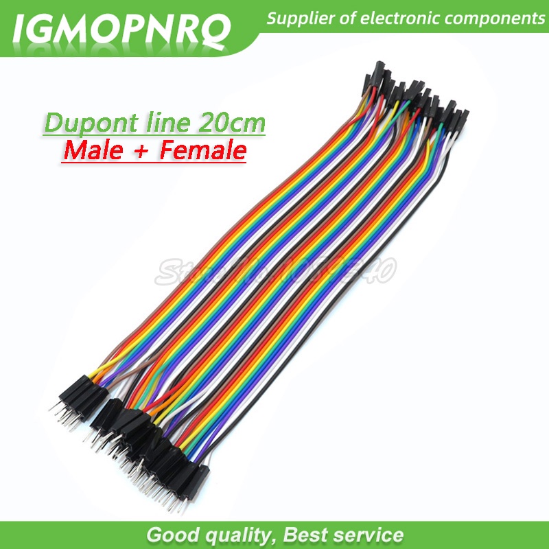 Set 40 / 120 Dây Dupont 40PIN 20CM Dupont Nối Đầu Đực + Cái