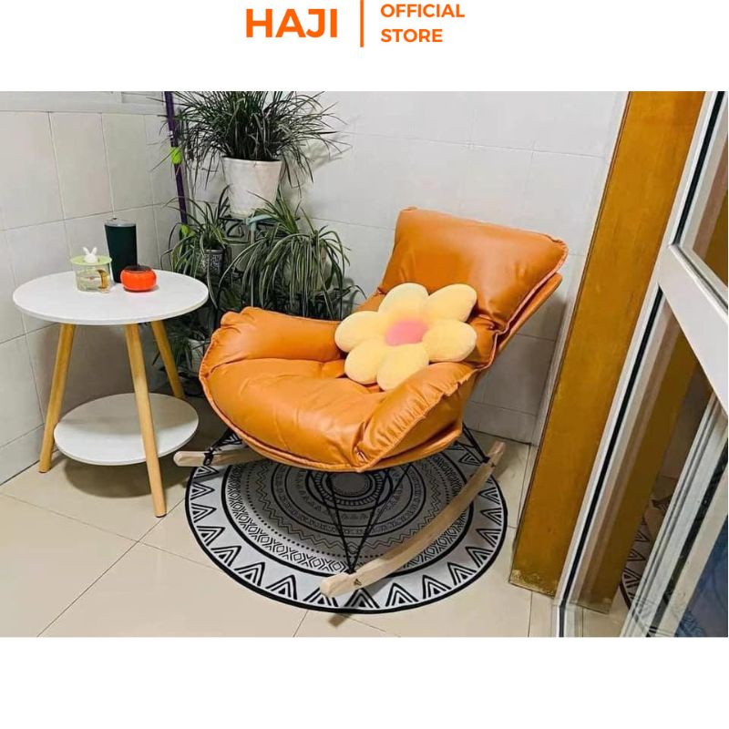 Bàn trà decor chân gỗ sồi chắc chắn phù hợp với mọi ghế sofa thương hiệu HAJI A54