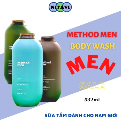 Sữa tắm Nam method men 532ml Sữa tắm dành cho nam giới bán chạy số 1 ch thumbnail
