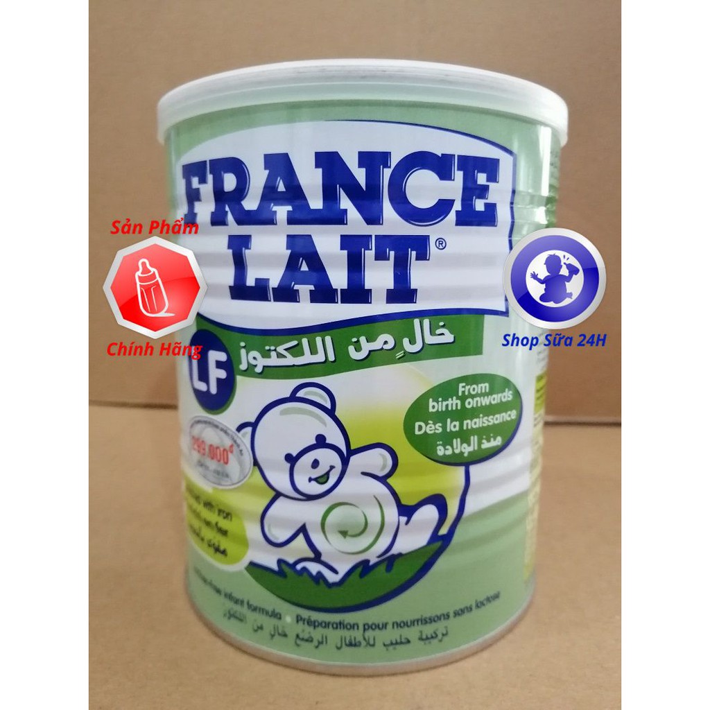 [DATE 10/2023] Combo 10 Lon Sữa France Lait LF 400g (Cho trẻ tiêu chảy, không dung nạp Lactose)