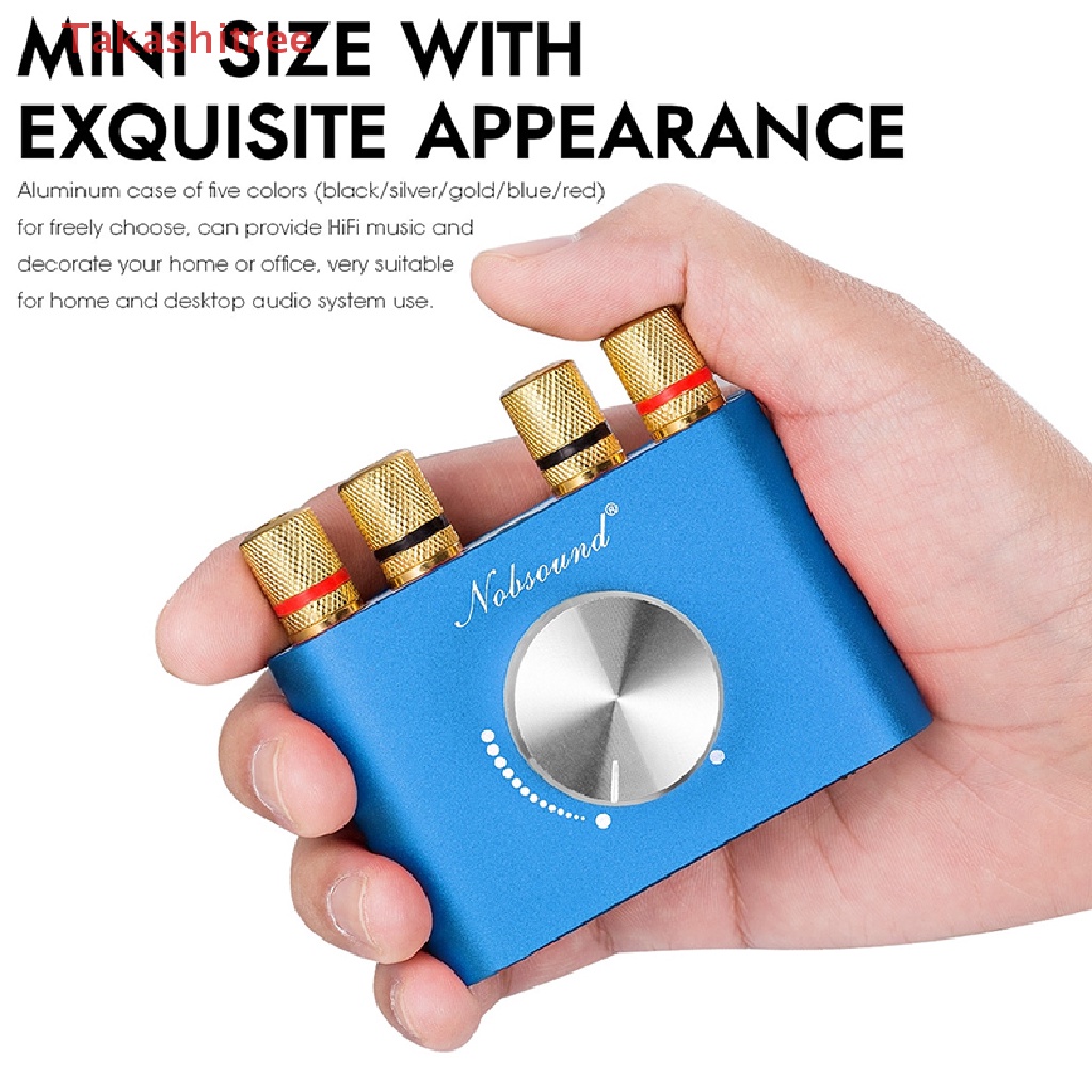 Bộ Khuếch Đại Âm Thanh Kỹ Thuật Số Mini Bluetooth 5.0 HiFi TPA3116 Kênh 2.0 40W