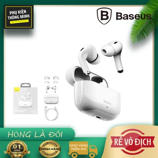 Ai nghe bluetooth cao cấp phiên bản pro định vị, đổi tên, sạc không dây, dùng cho ios và androi chính hãng baseus