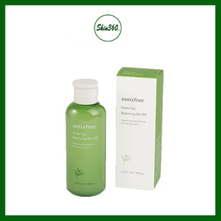 Toner Innisfree trà xanh❤️FREESHIP❤️ Nước hoa hồng trà xanh Innisfree Green Tea Balancing Skin EX