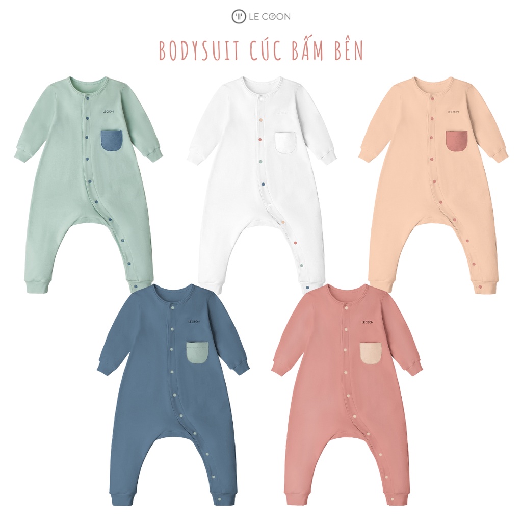 LE COON | Bodysuit Cúc Bấm Bên | COMFY | 0-2 tuổi