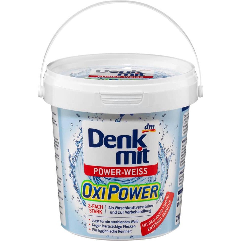 Bột giặt tẩy trắng DENKMIT Oxi Power-WEISS 750g [HÀNG ĐỨC]