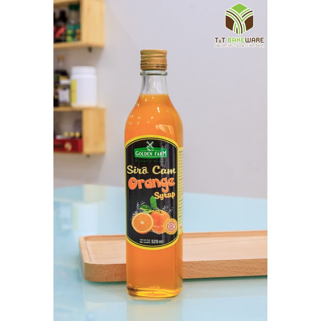 Siro hương cam Golden Farm 520ml (HLSIRO07)