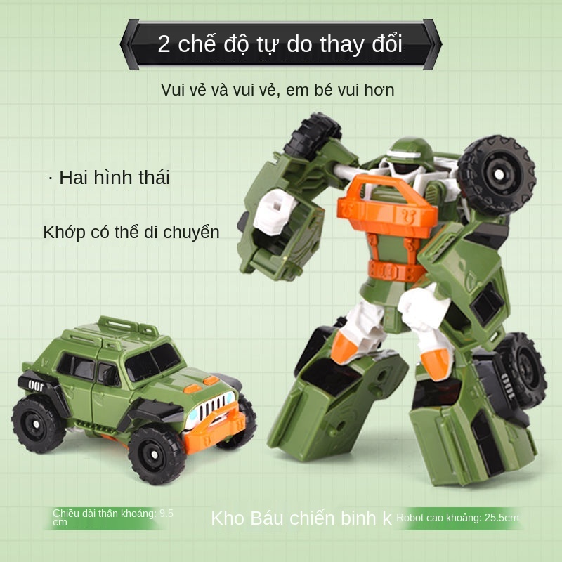 Đồ chơi TOBOT Tobo Brothers chính hãng Hàn Quốc V Deformation Car Robot Warrior Y Fit Z King Kong X Children