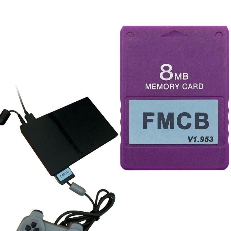 Thẻ Nhớ Fmcb V1.953 Cho Ps2 Playstation-2 Free Mcboot Card 8 16 32 64mb