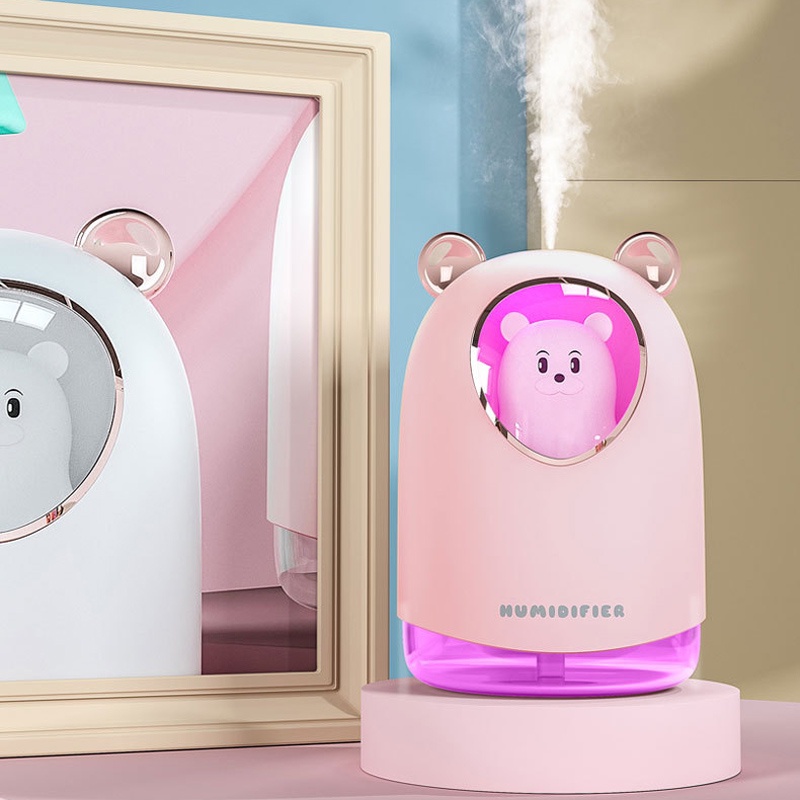 Máy Lọc Không Khí mini Để Bàn Hình Gấu Dễ Thương