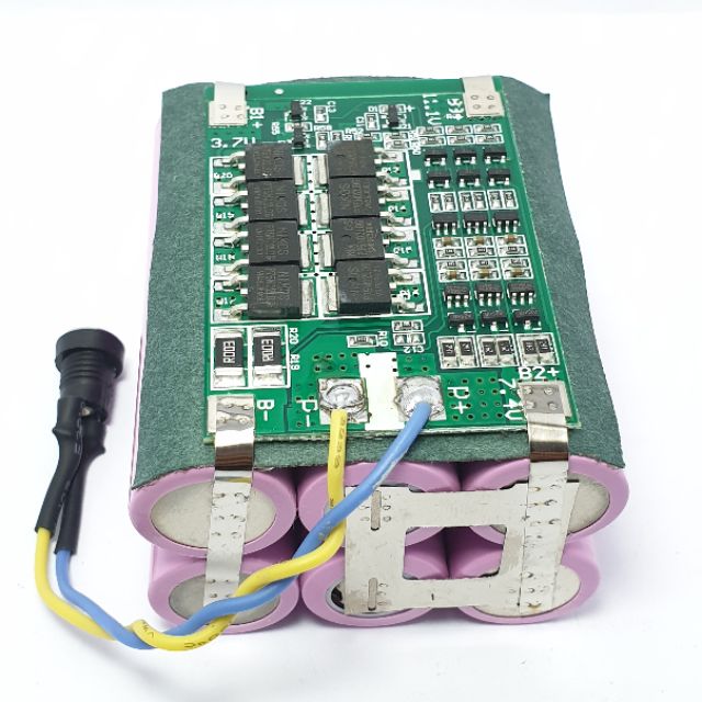 Achun.vn - KHỐI PIN National-3S-12V - 5000mah XẢ 40A DÙNG CELL INR-2600