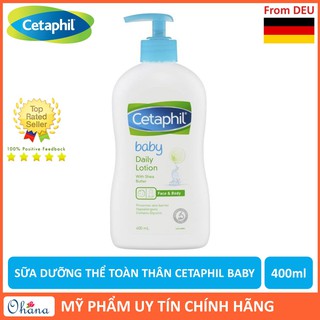 Sữa Dưỡng Thể Toàn Thân Cetaphil Baby Daily Lotion Face and Body 400ml