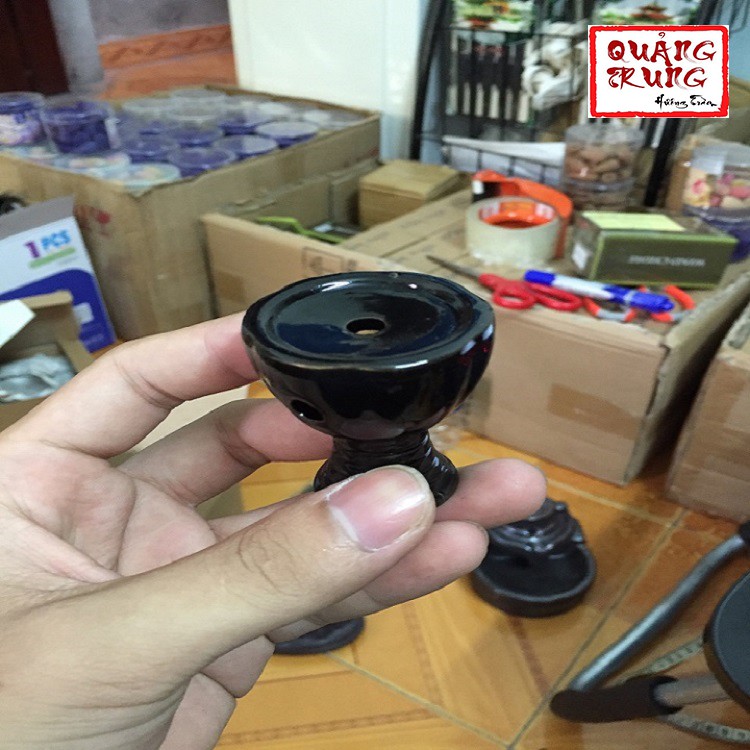 Thác Khói Trầm Hương Đế Gốm Sứ Đặt Nụ Trầm | BigBuy360 - bigbuy360.vn