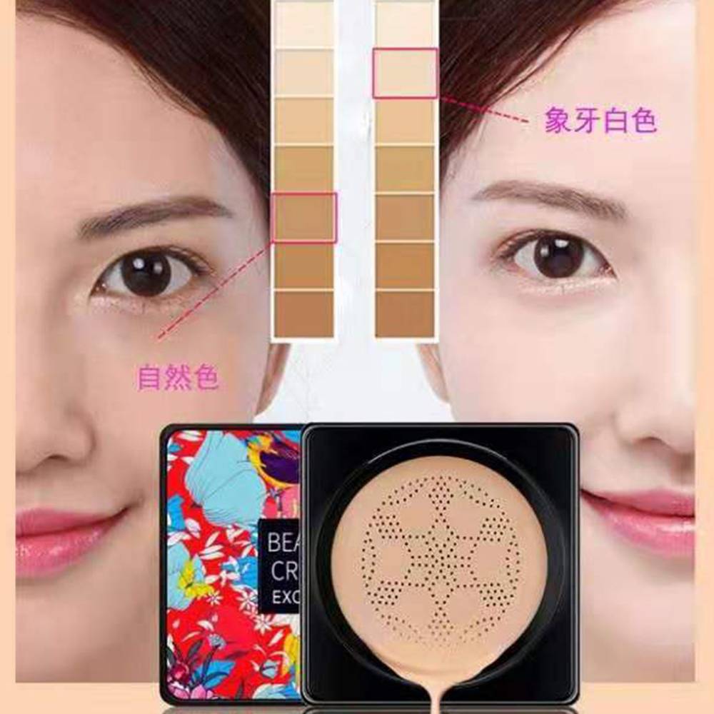 💥(Ready Stock)💥Mushroom Head Air Cushion BB Cream Concealer Foundation CC Cream Brightens Skin Ivory & Natural Color | BigBuy360 - bigbuy360.vn